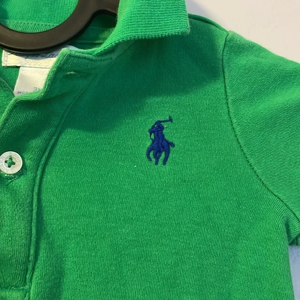 Ralph Lauren Green Polo Cotton Romper size 3 Months